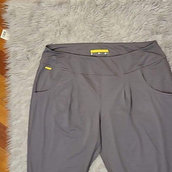 Lole womens gray cropped moisture wicking spf 50 pants size xl - Picture 2 of 6